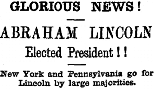 Abraham Lincoln's Election