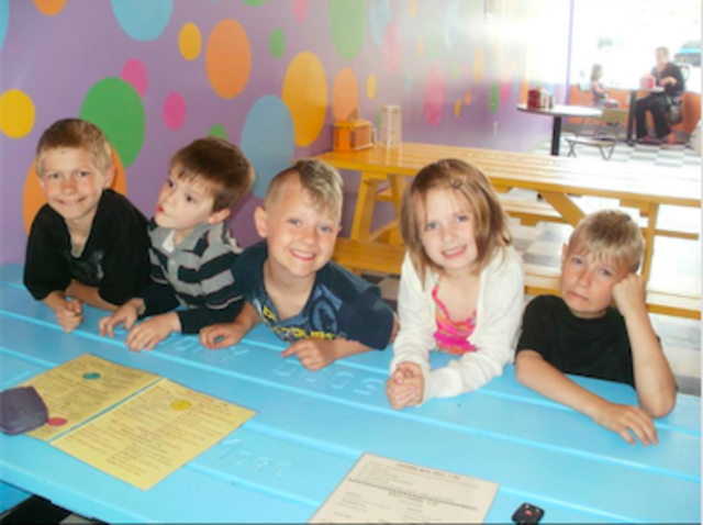 me at my cousins birthday party