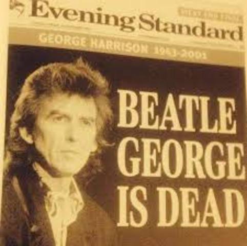 George Harrison dies