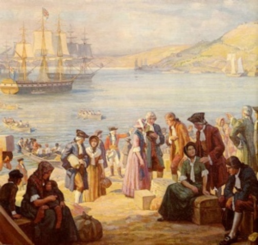 First Loyalists land at Saint John, N.B.