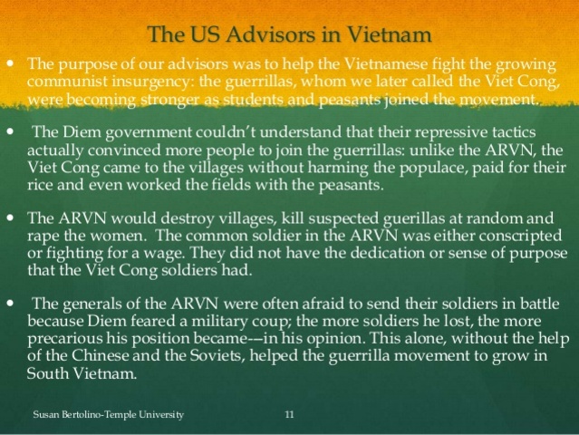 Growing Insurgency in South Vietnam
