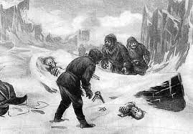 Beattie Collects Bones From Franklins Crew on King Williams Island