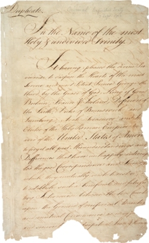 (Documents Acts & Treaties) The Treaty of Paris Feb 10, 1763