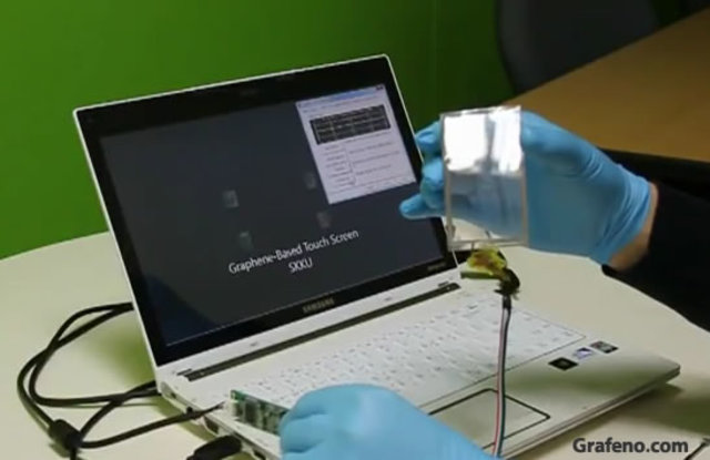 Creació de la 1a pantalla tàctil de grafè