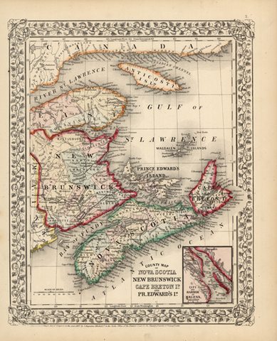 (Provincial Notes) New Brunswick and Cape Breton Island Formed January 1, 1784