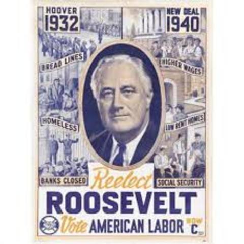 FDR Elected for a Third Term.