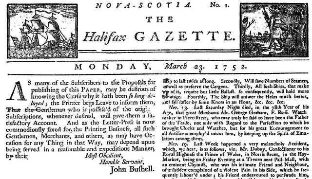 Candas first Newspaper