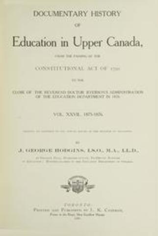 Ryerson Publishes Report on Education