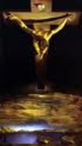 Painted:Christ of St. John of the Cross