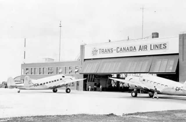 First Scheduled Passenger on Trans Canada Airlines PROVINCIAL NOTES