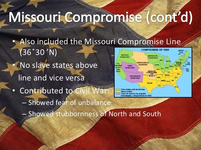 The Missouri Compromise
