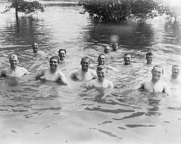 War Veteran- Bathing