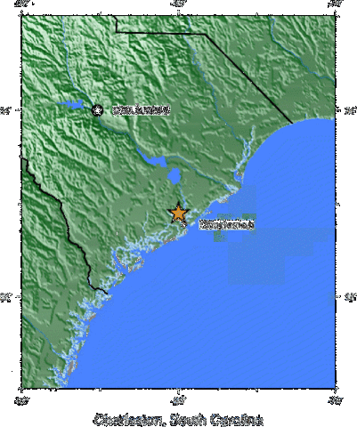 Largest earthquake in SC