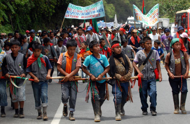 Protestas indígenas