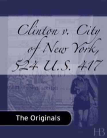 Clinton v. City of New York