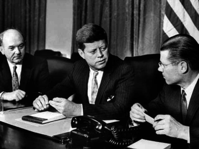 U.S.discusses the possibility of sendimg U.S. troops to Vietnam