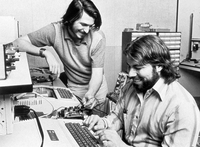 Steve Jobs y Steve Wozniak (Apple)