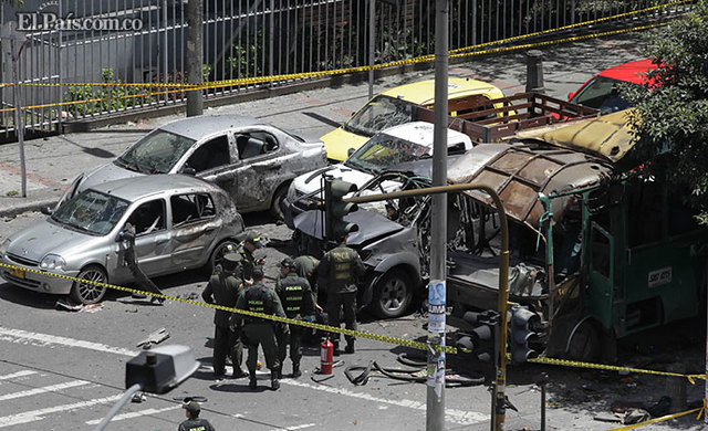 Atentado Calle 74 con Caracas