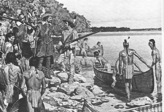 Relations between the French and the Huron