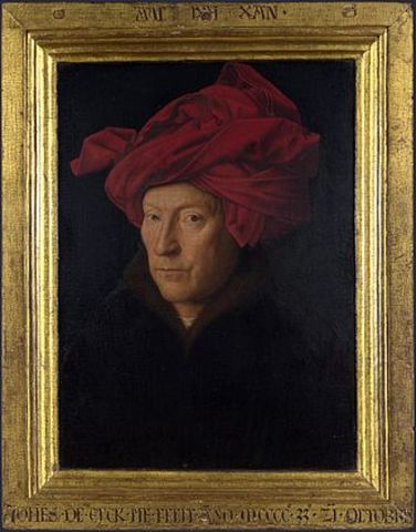 "Portrait of a Man in a Turban" by Eyck