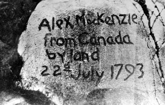 {Colonies & Settlements} - exploration of Alexander Mackenzie