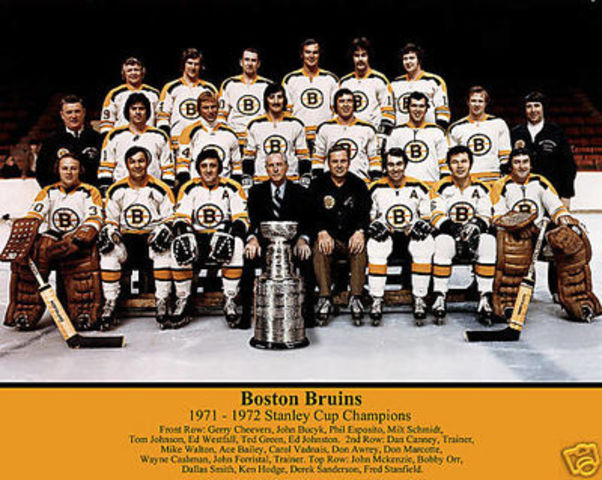Bruins win the Stanley Cup