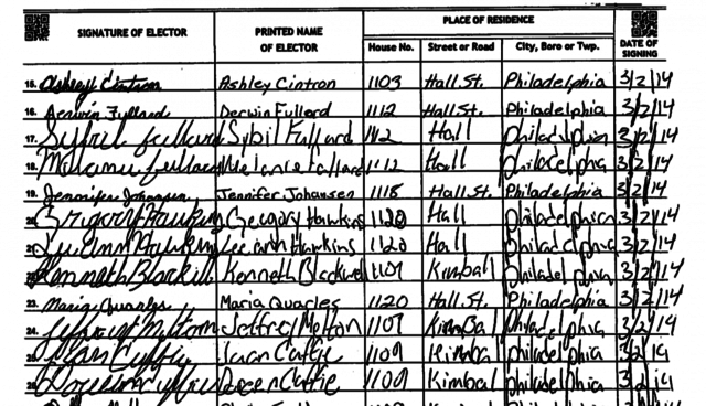 Start getting signatures