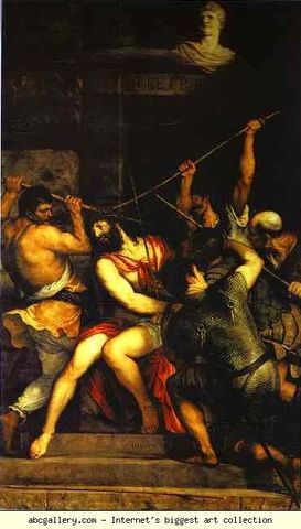Crowning with Thorns by Titian