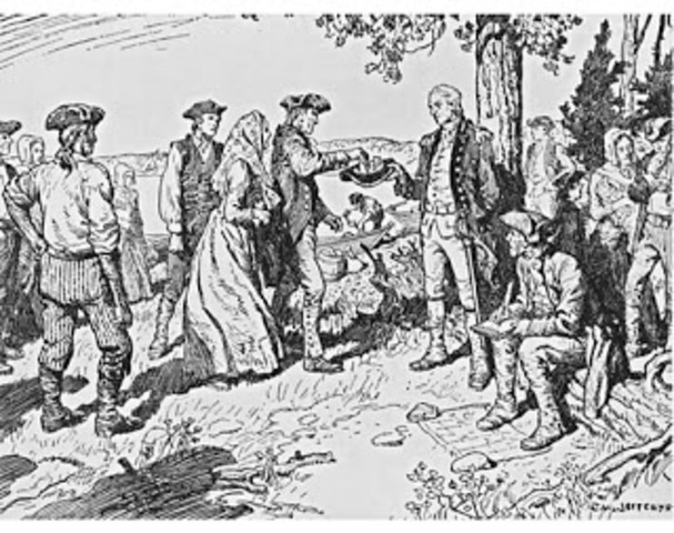 Loyalist Refugees Settle in Canada