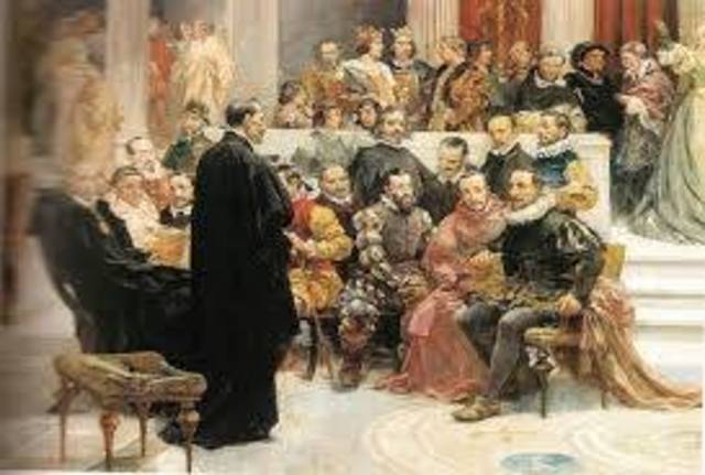 Rebelión protestante frente a la defensa del catolicismo