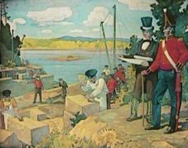 Col. John By starts building Rideau Canal