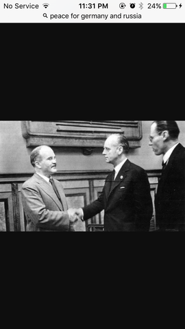 Peace for Germany and Russia