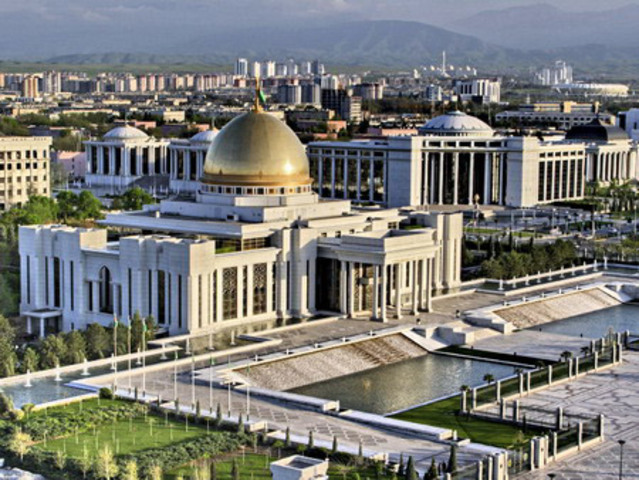 Arrive in Ashgabat