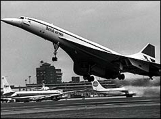 Commercial flight concorde