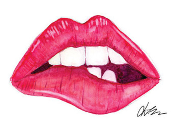 My first blood. I bit my lip.