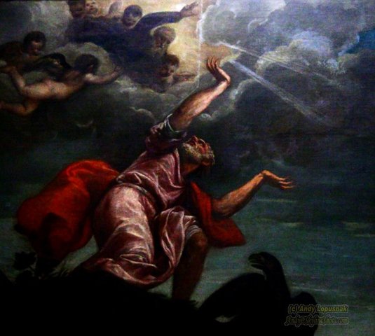 Saint John the Evangelist on Patmos by Titian