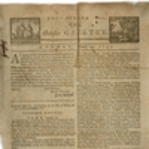 Documents, Acts and Treaties - First Canadian Newspaper - Halifax Gazette
