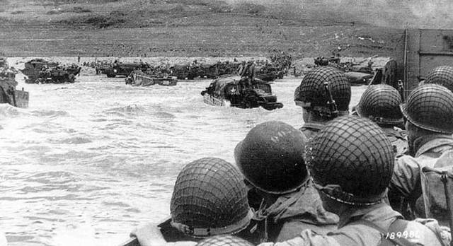 Invasion of Normandy France as part of WW2