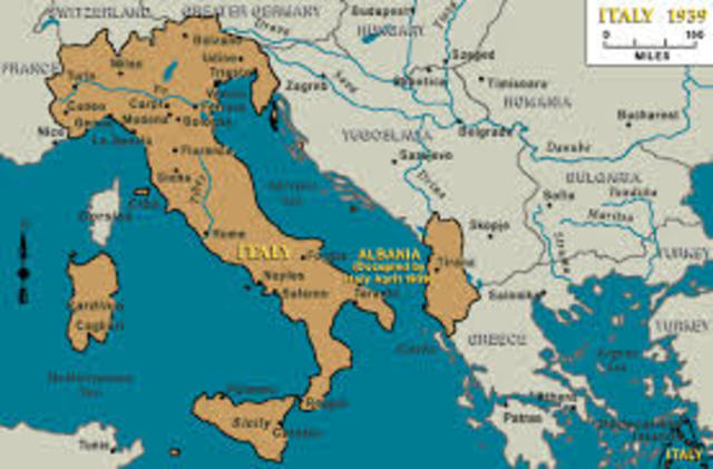 Το κράτος της Ιταλίας το 1939