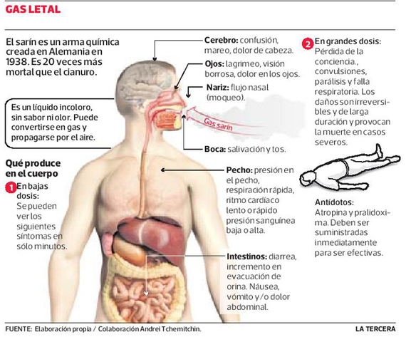 Confirman uso de gas sarín en Siria.