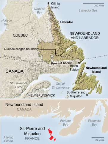 Newfoundland wins a 25-year boundary dispute
