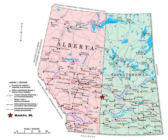 Alberta and Saskatchewan became official provinces