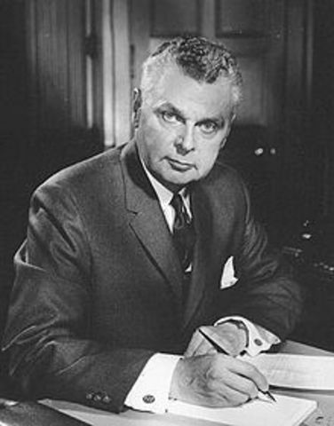 John Diefenbaker and the Conservatives win a minority government - Governors & Prime Ministers