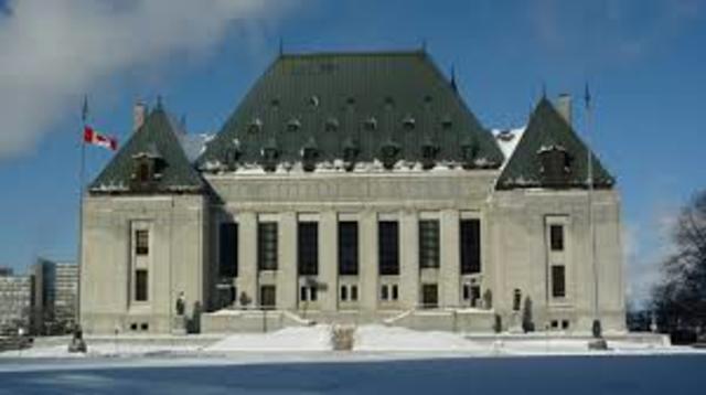 The Supreme Court of Canada is establsihed