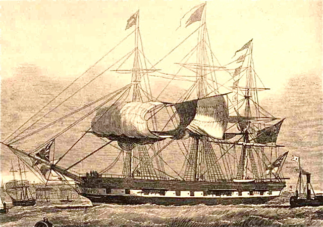 Marco Polo,  launched at Saint John, New Brunswick.