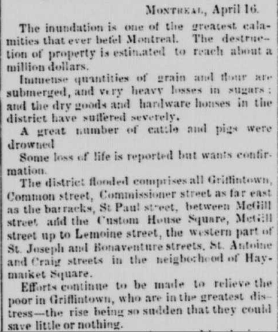 Montreal's great flood of 1861