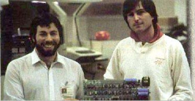 Steve Jobs y Steve Wozniak (Apple)