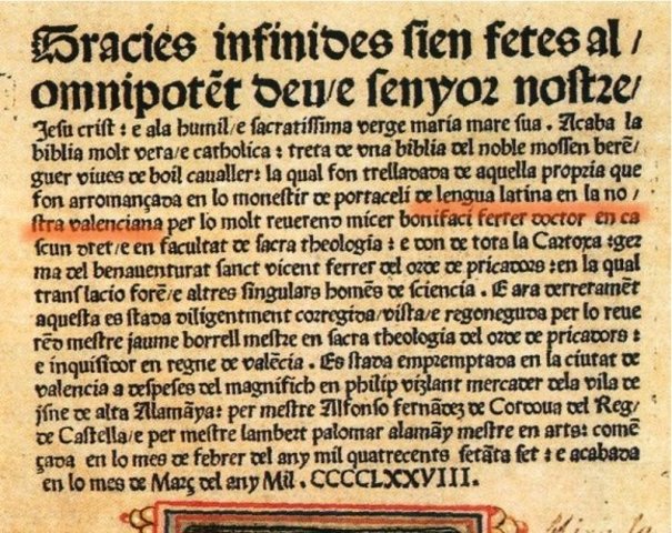 primer libro impreso en españa