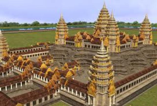 The construction of Angkor Wat