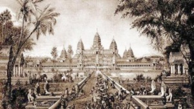 Angkor Wat Construction Started